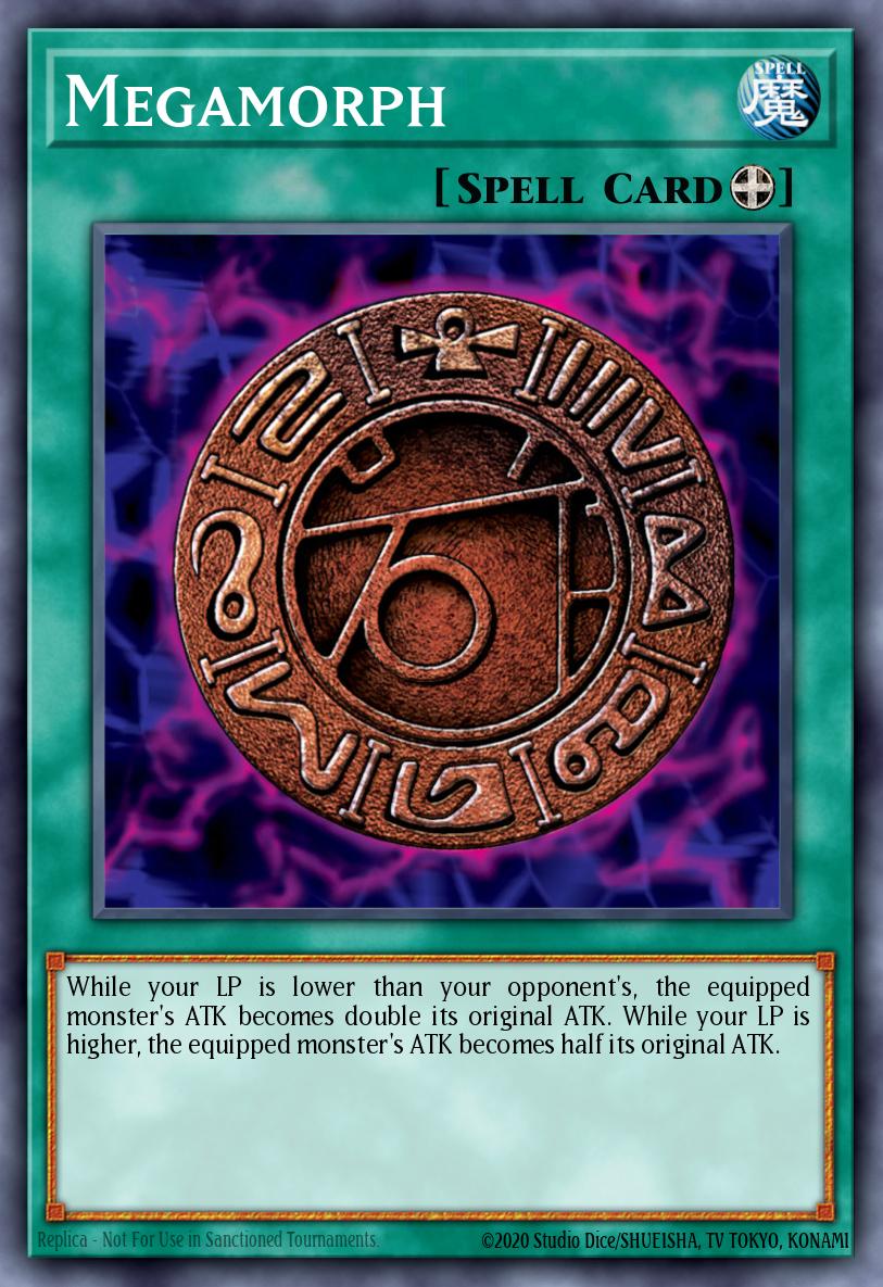 Megamorph Yu-Gi-Oh card