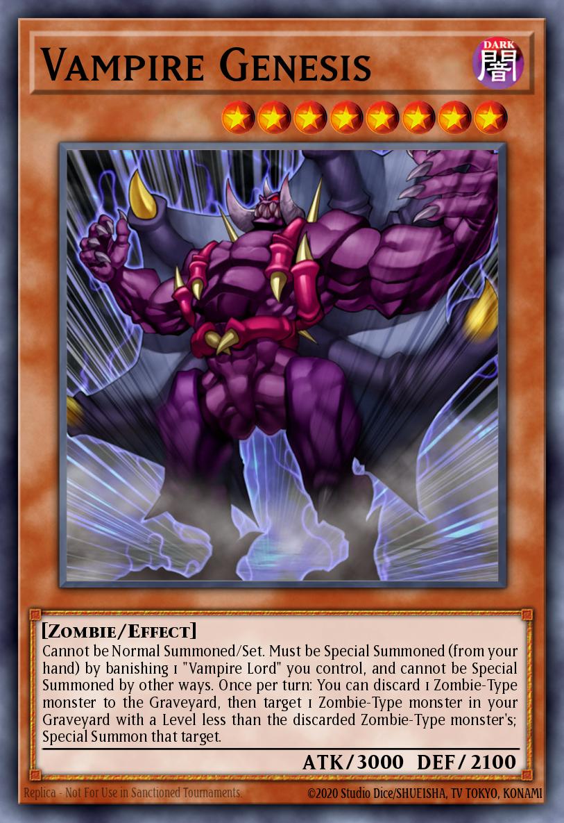 Vampire Genesis Yu-Gi-Oh card