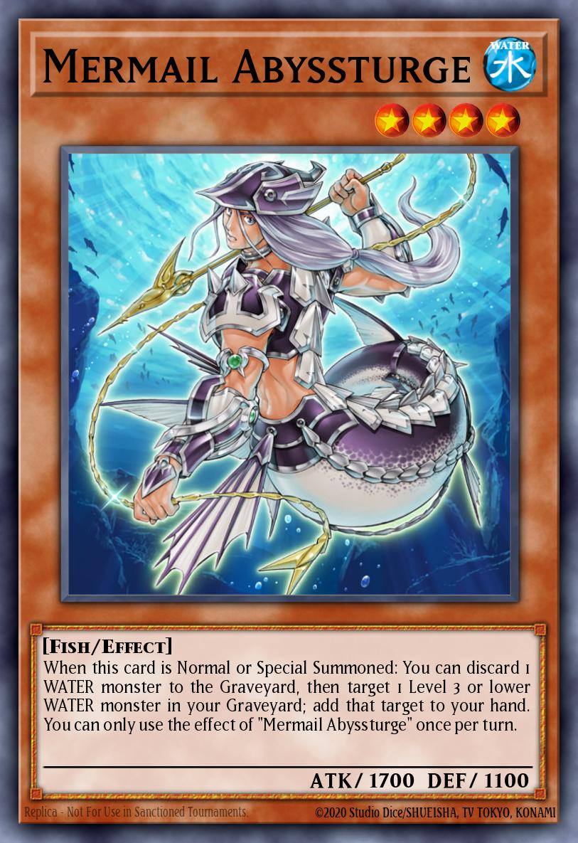Mermail Abyssturge Yu-Gi-Oh card
