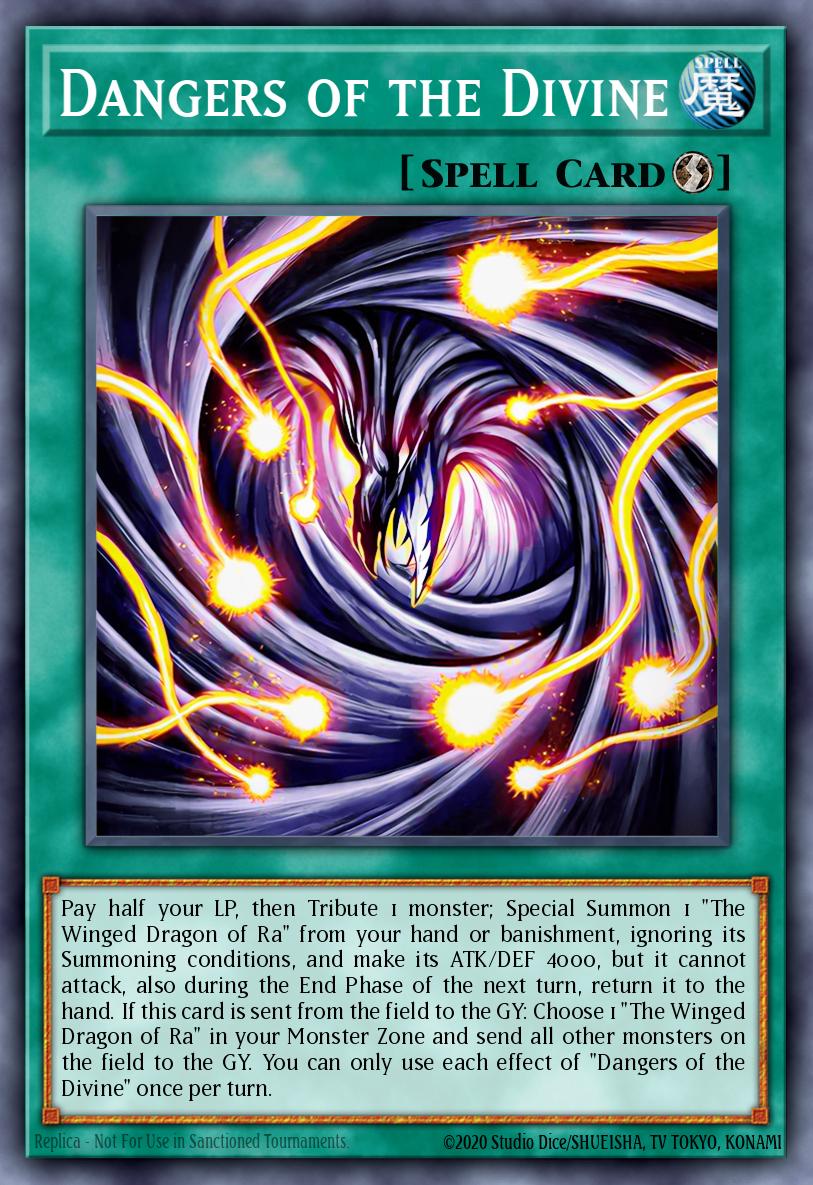Dangers of the Divine Yu-Gi-Oh card