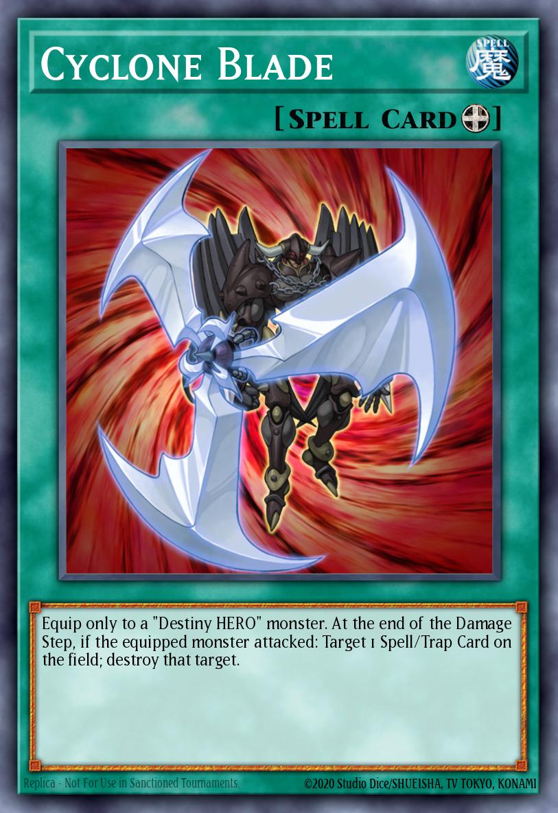 Cyclone Blade Yu-Gi-Oh card
