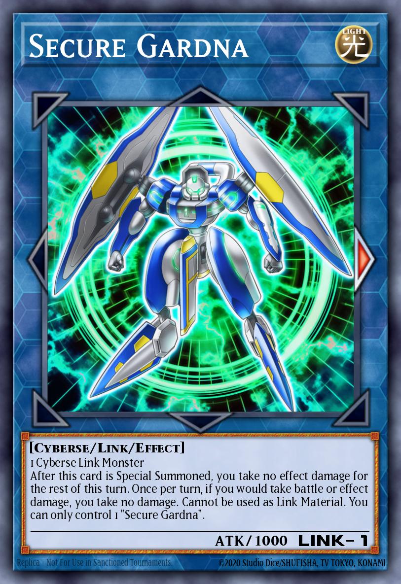 Secure Gardna Yu-Gi-Oh card