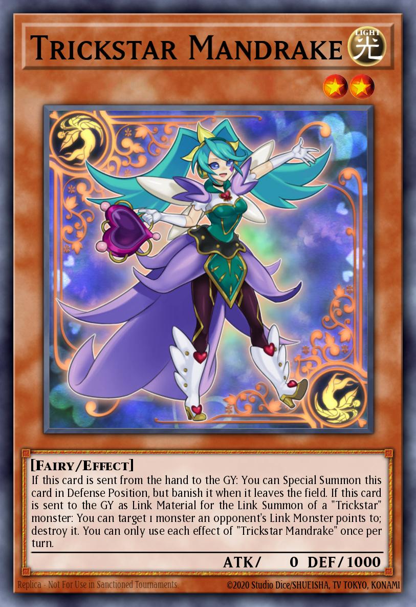 Trickstar Mandrake Yu-Gi-Oh card