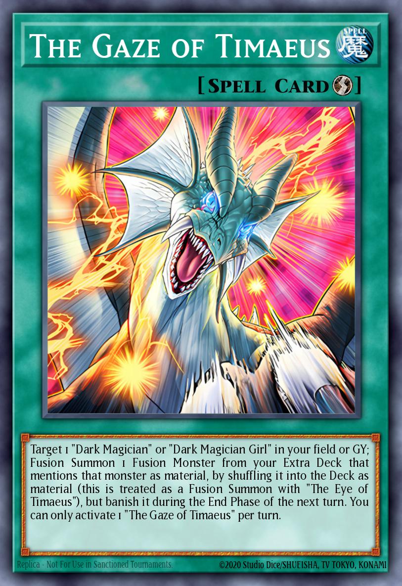 The Gaze of Timaeus Yu-Gi-Oh card