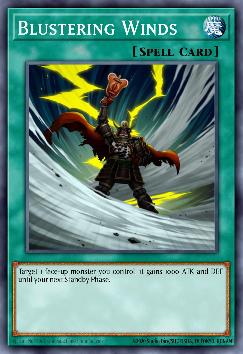 Blustering Winds Yu-Gi-Oh card