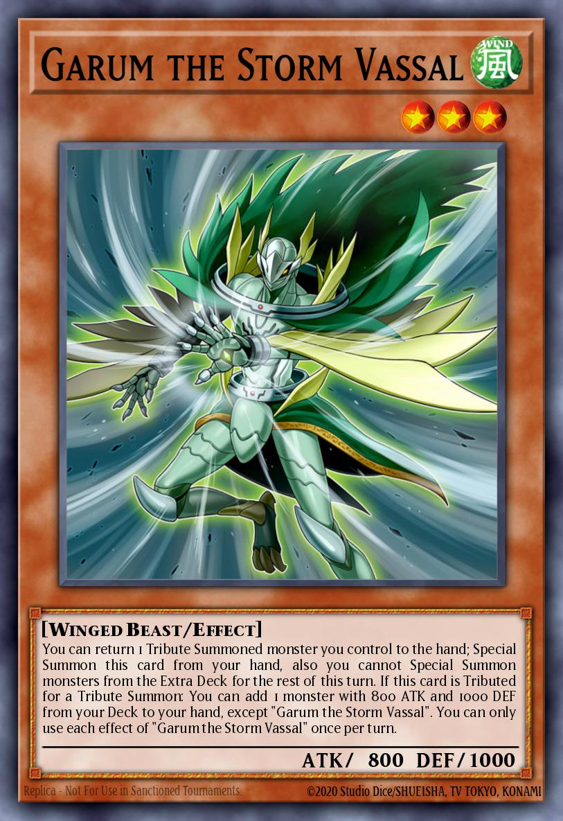 Garum the Storm Vassal Yu-Gi-Oh card