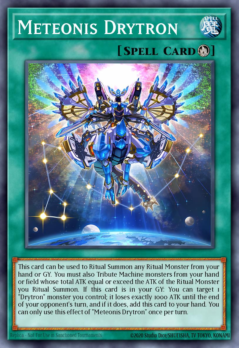 Meteonis Drytron Yu-Gi-Oh card