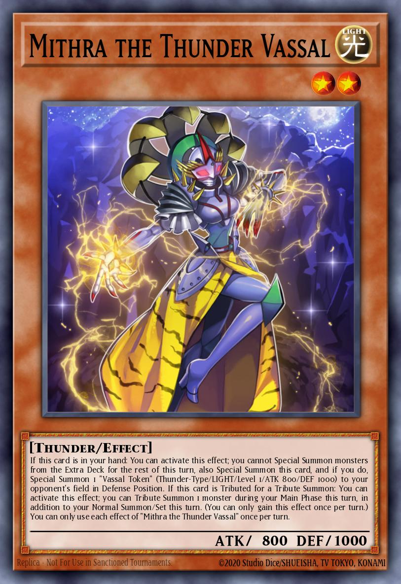 Mithra the Thunder Vassal Yu-Gi-Oh card