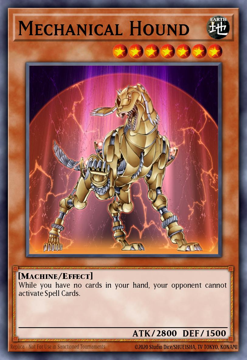 Mechanical Hound Yu-Gi-Oh card