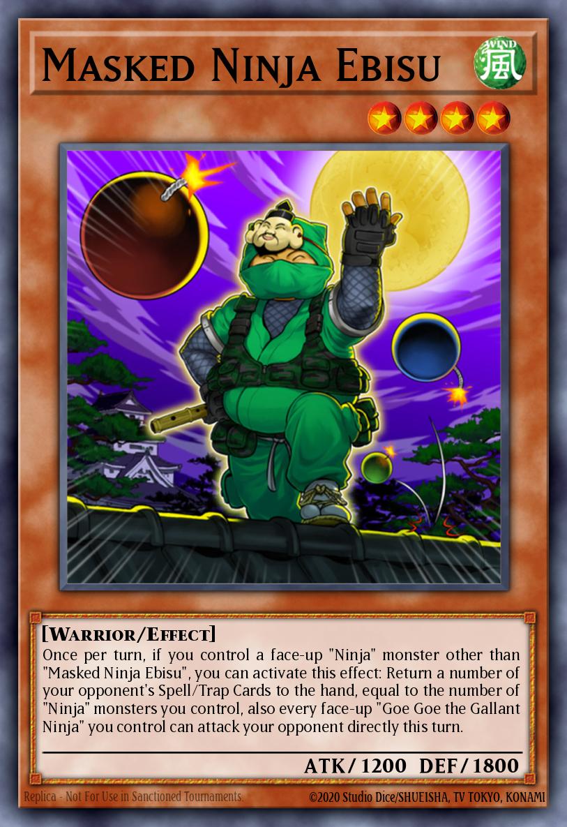 Masked Ninja Ebisu Yu-Gi-Oh card