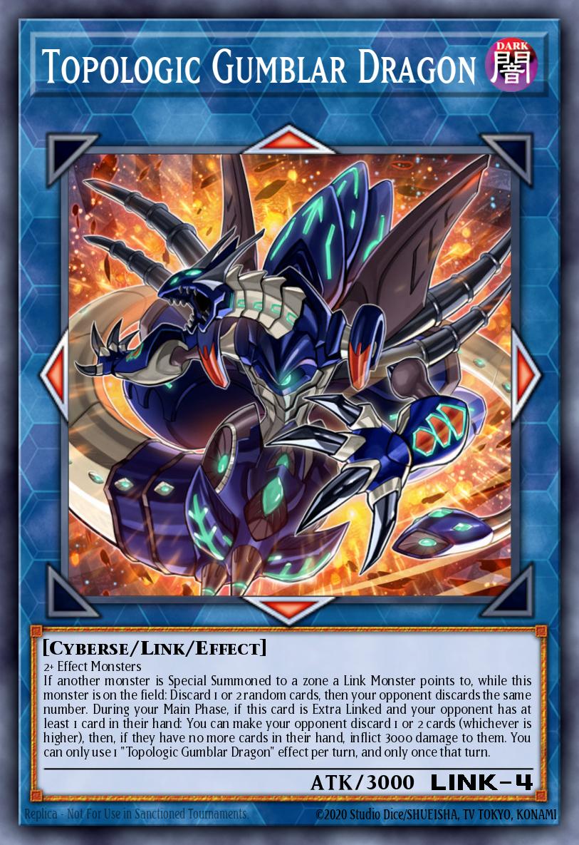 Topologic Gumblar Dragon Yu-Gi-Oh card