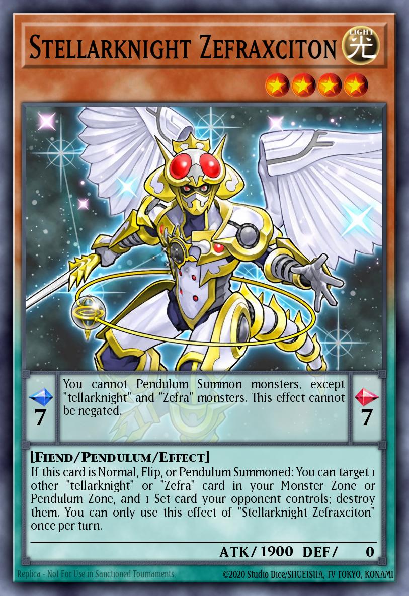 Stellarknight Zefraxciton Yu-Gi-Oh card