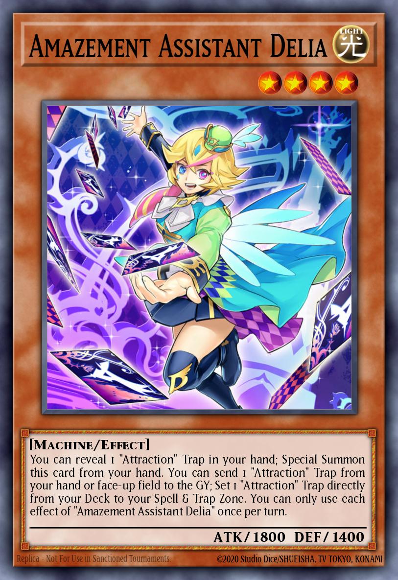 Amazement Assistant Delia Yu-Gi-Oh card