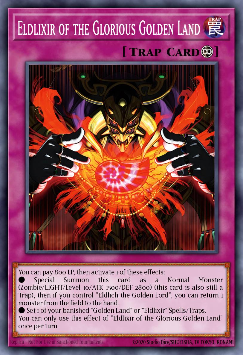 Eldlixir of the Glorious Golden Land Yu-Gi-Oh card