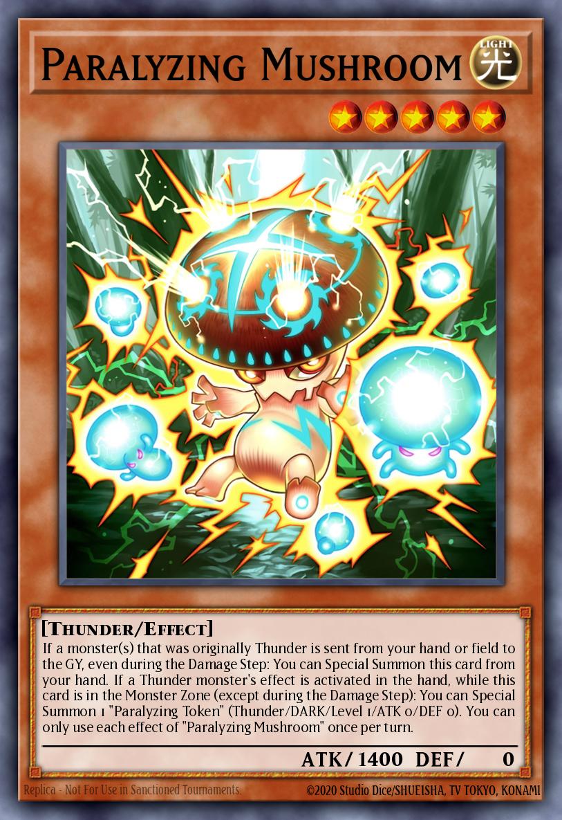Paralyzing Mushroom Yu-Gi-Oh card