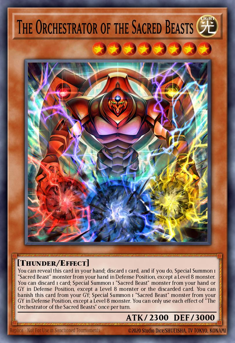 The Orchestrator of the Sacred Beasts Yu-Gi-Oh card