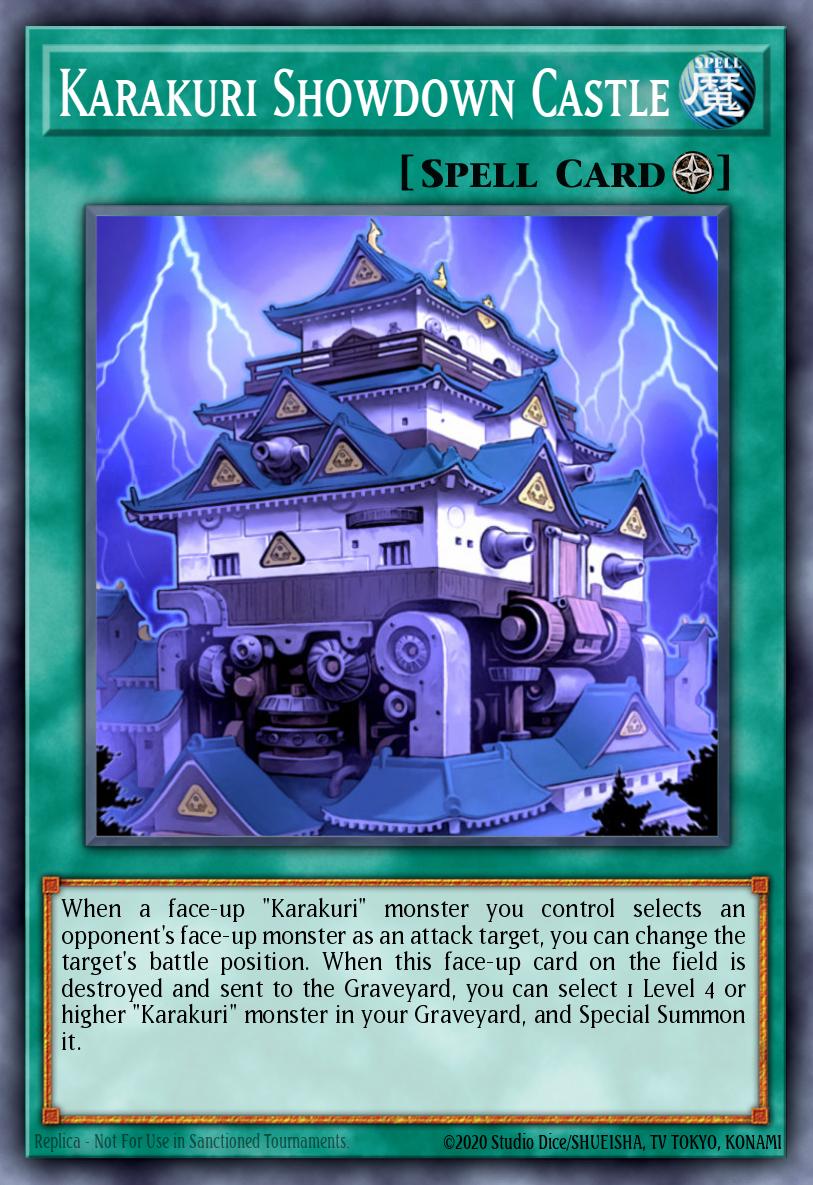 Karakuri Showdown Castle Yu-Gi-Oh card