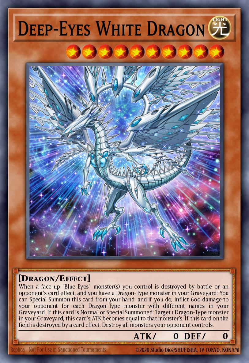 Deep-Eyes White Dragon Yu-Gi-Oh card