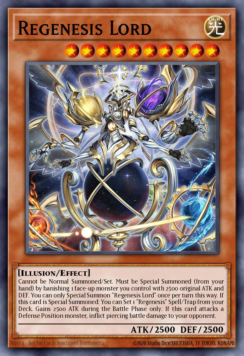 Regenesis Lord Yu-Gi-Oh card