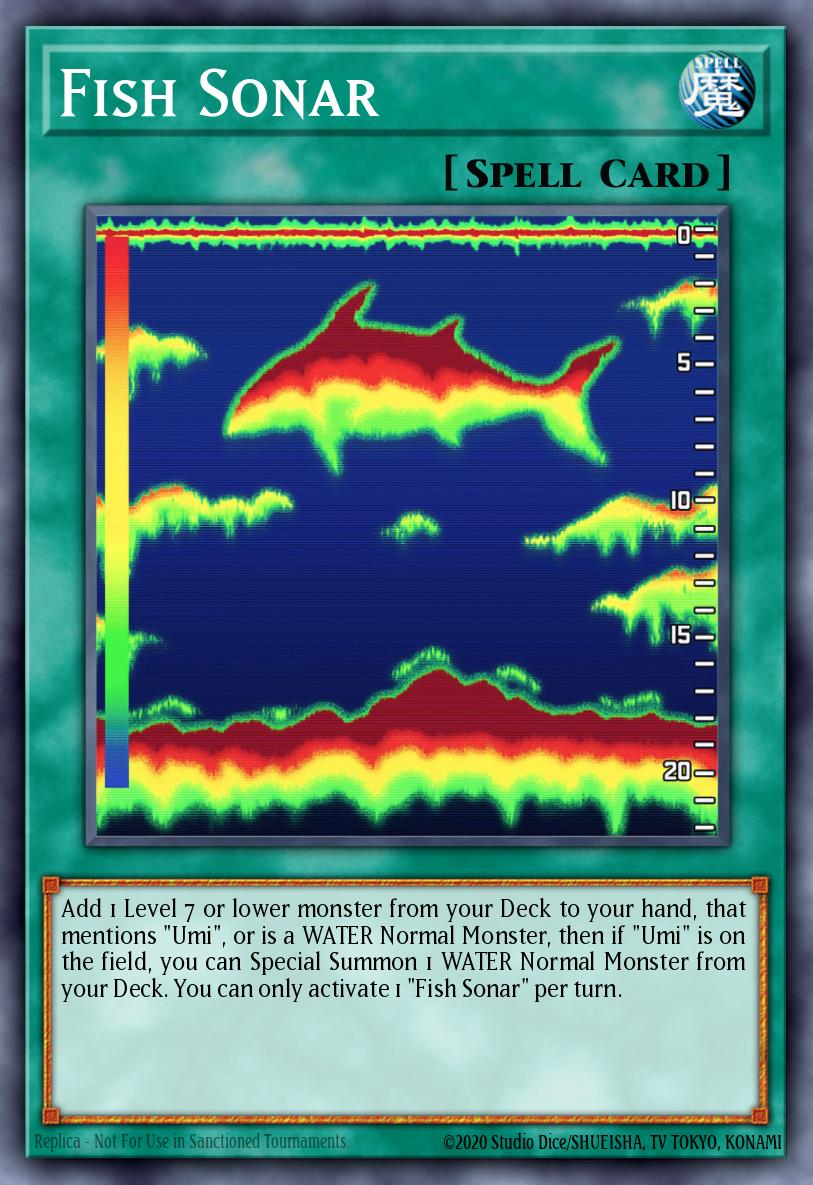 Fish Sonar Yu-Gi-Oh card