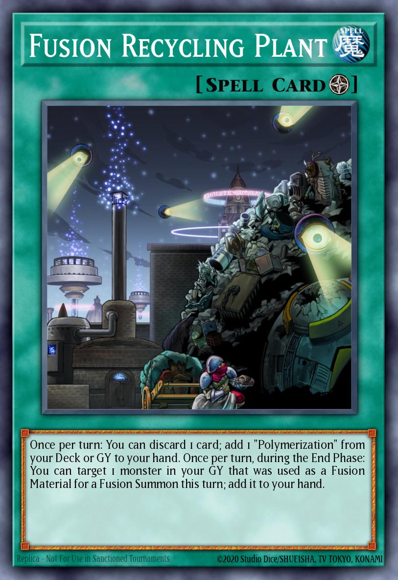 Fusion Recycling Plant Yu-Gi-Oh card