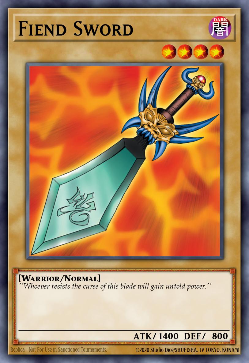 Fiend Sword Yu-Gi-Oh card