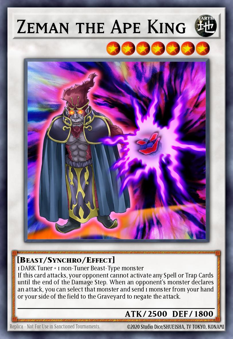 Zeman the Ape King Yu-Gi-Oh card