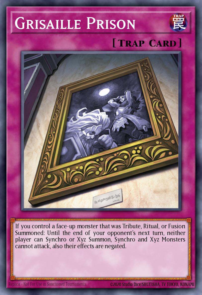 Grisaille Prison Yu-Gi-Oh card