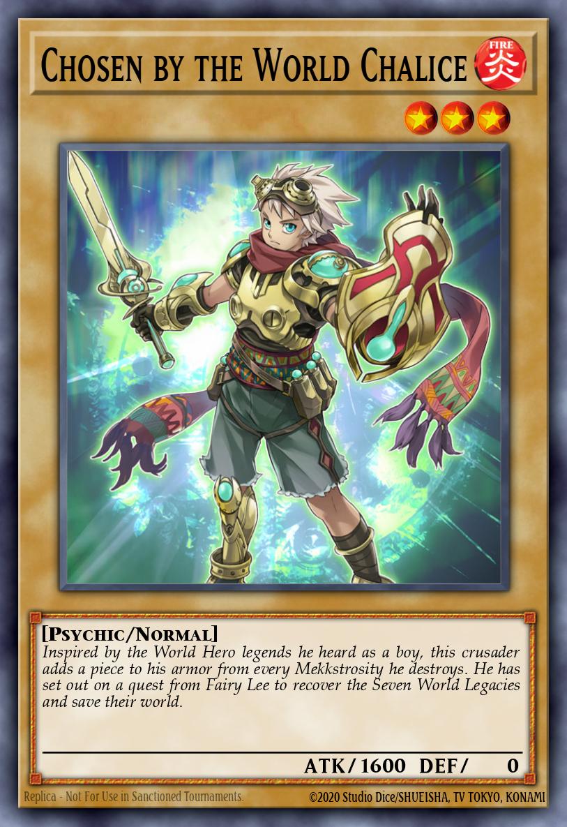 Chosen by the World Chalice Yu-Gi-Oh card