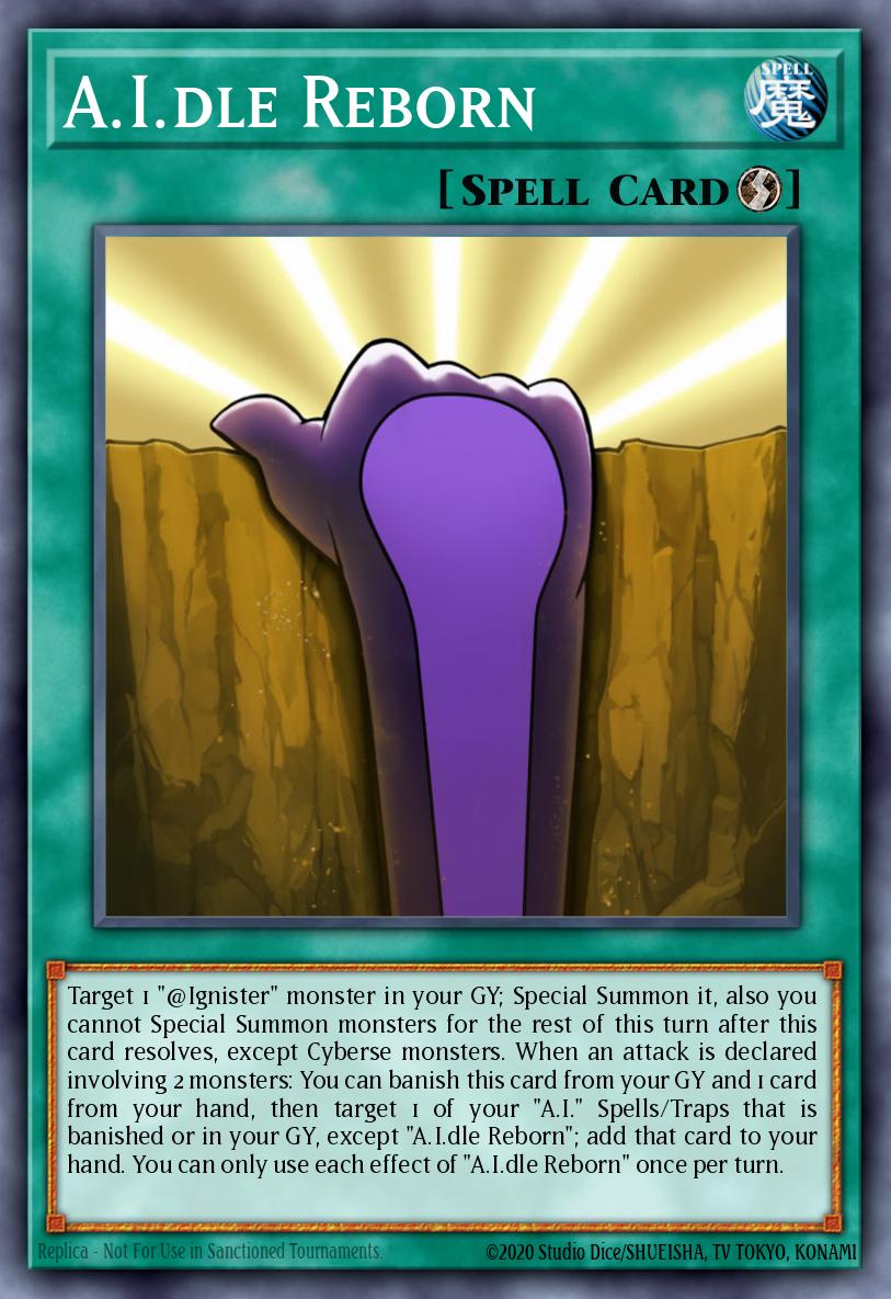A.I.dle Reborn Yu-Gi-Oh card
