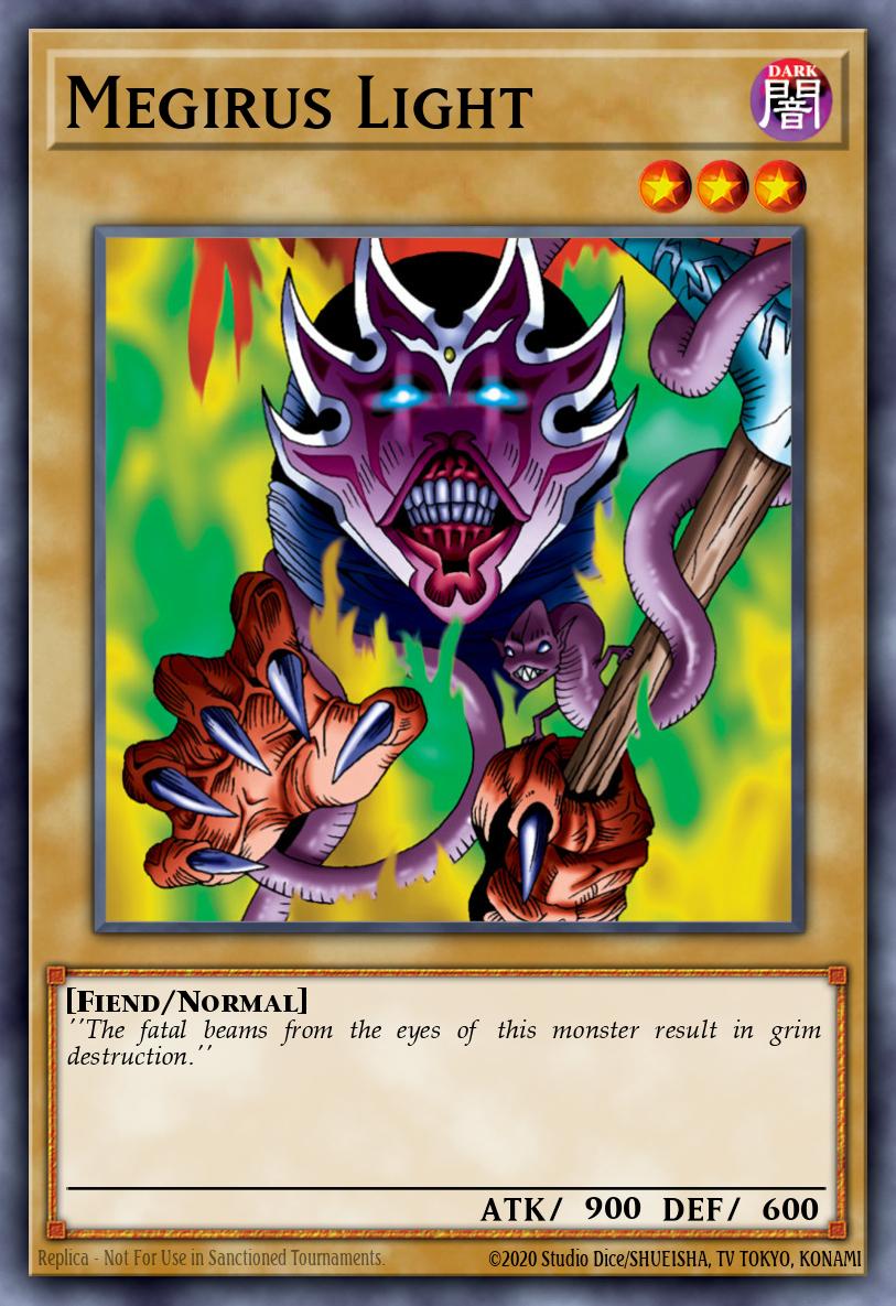 Megirus Light Yu-Gi-Oh card