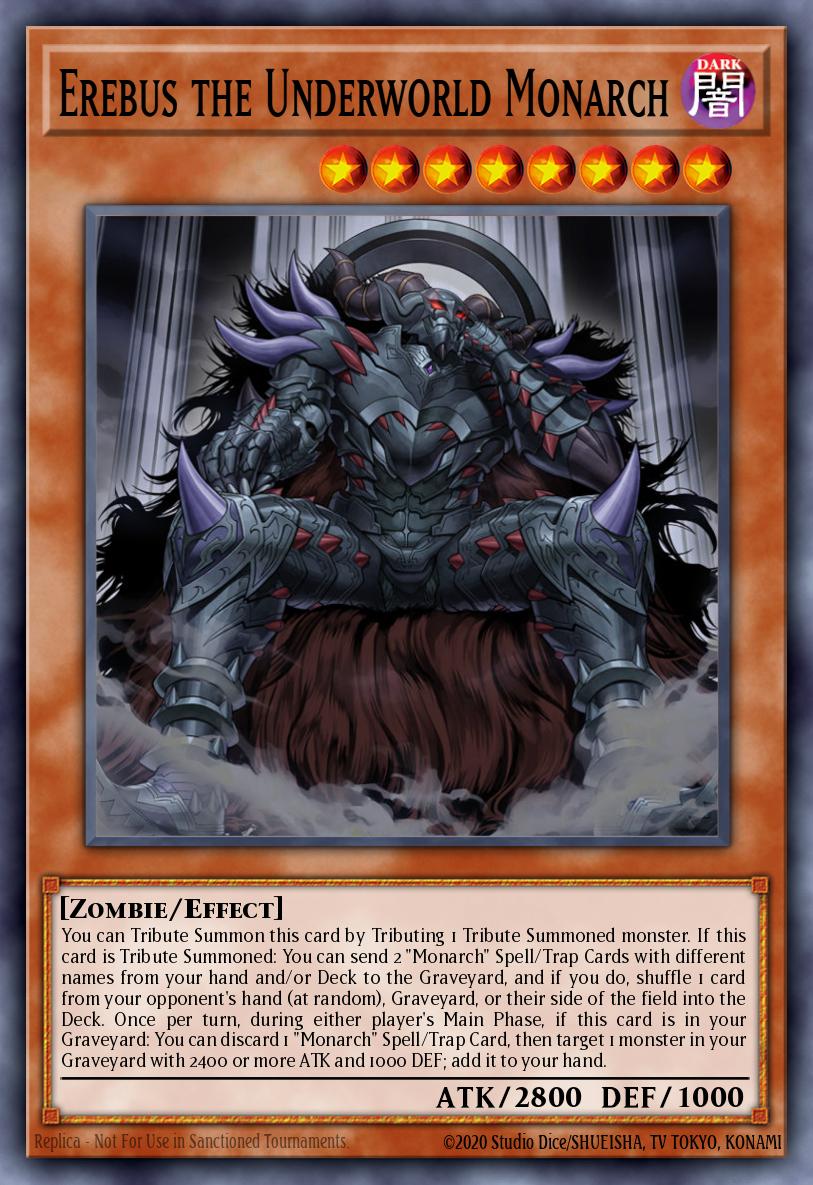 Erebus the Underworld Monarch Yu-Gi-Oh card
