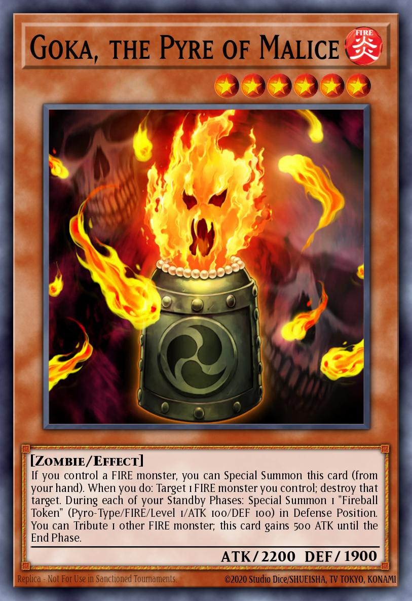 Goka, the Pyre of Malice Yu-Gi-Oh card