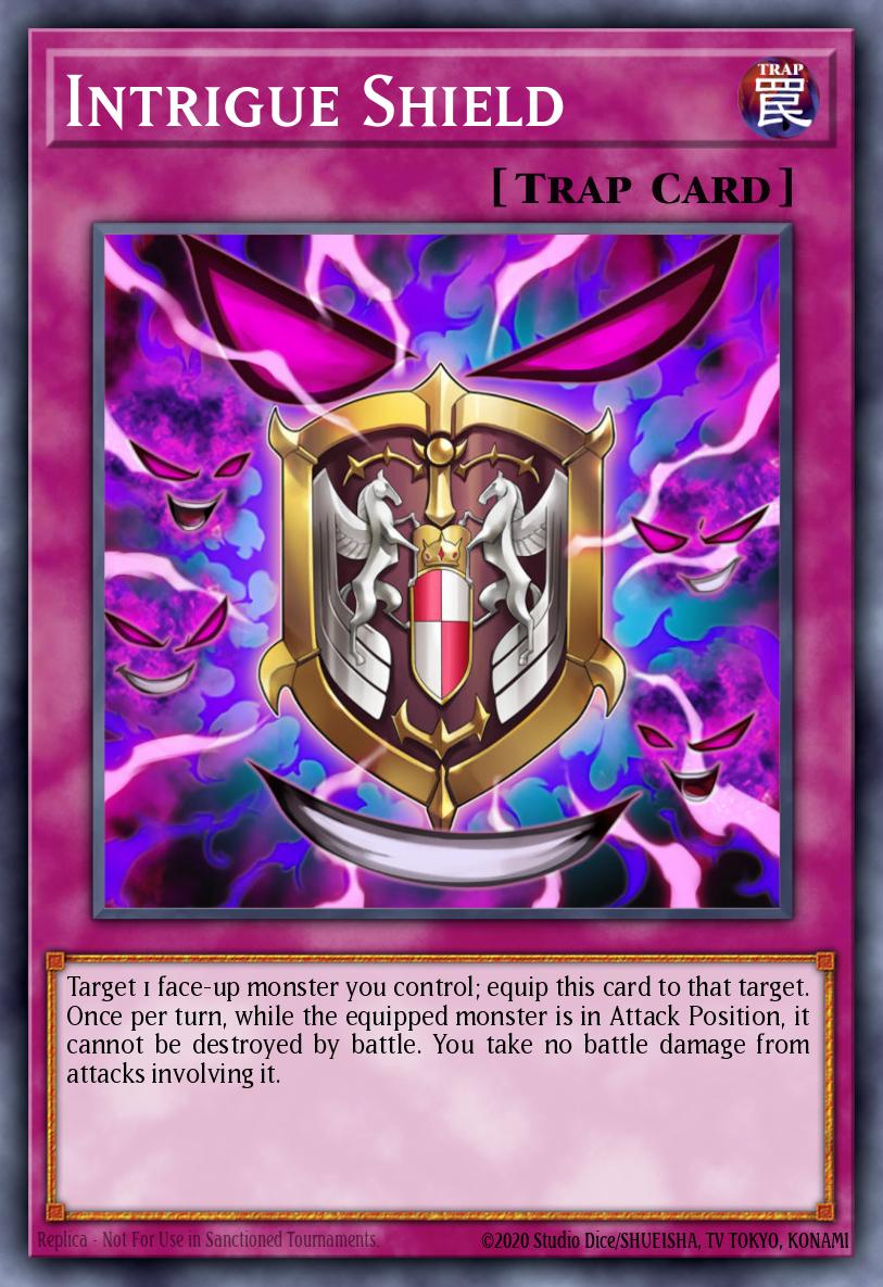 Intrigue Shield Yu-Gi-Oh card
