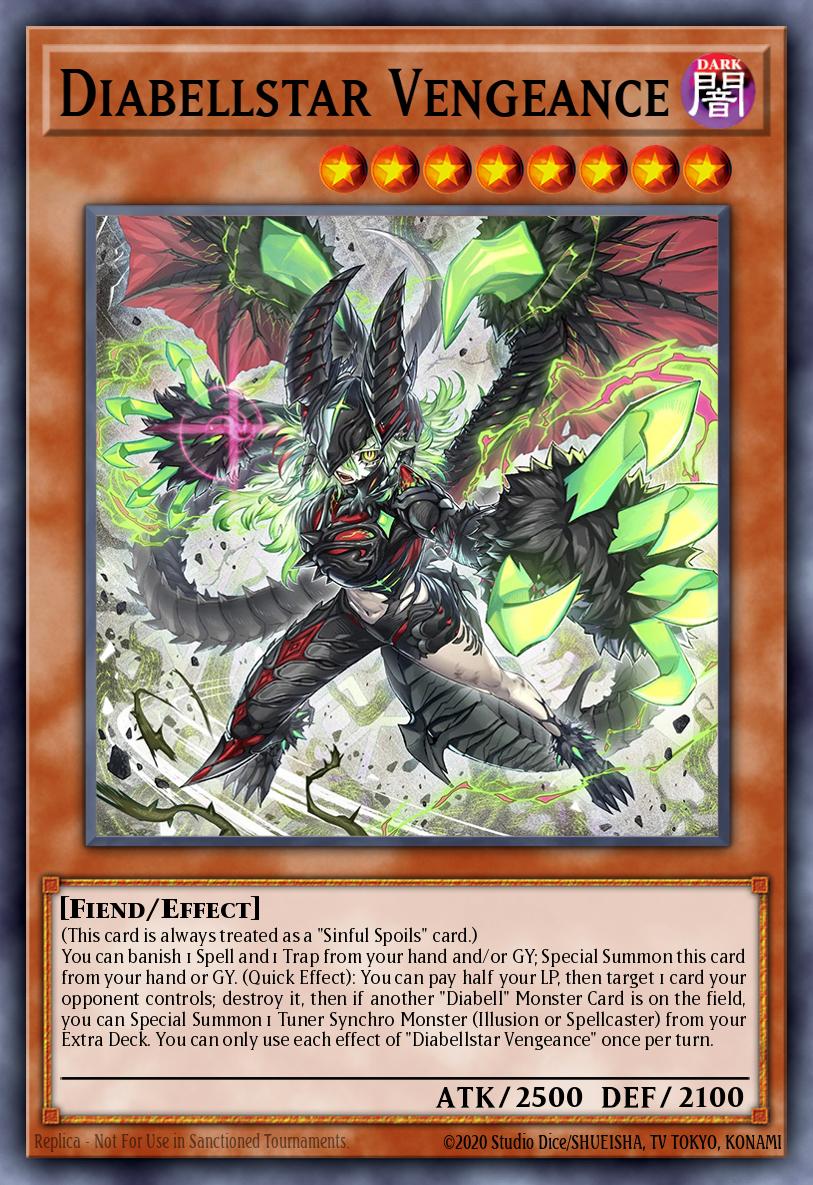 Diabellstar Vengeance Yu-Gi-Oh card