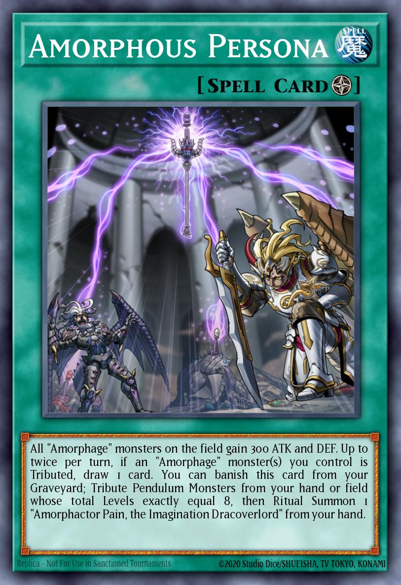Amorphous Persona Yu-Gi-Oh card