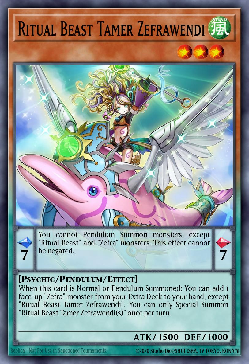Ritual Beast Tamer Zefrawendi Yu-Gi-Oh card