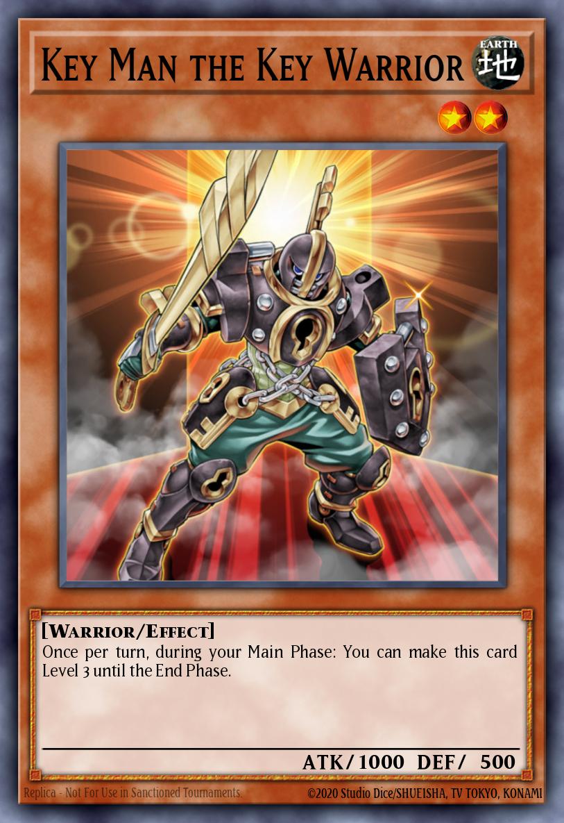 Key Man the Key Warrior Yu-Gi-Oh card