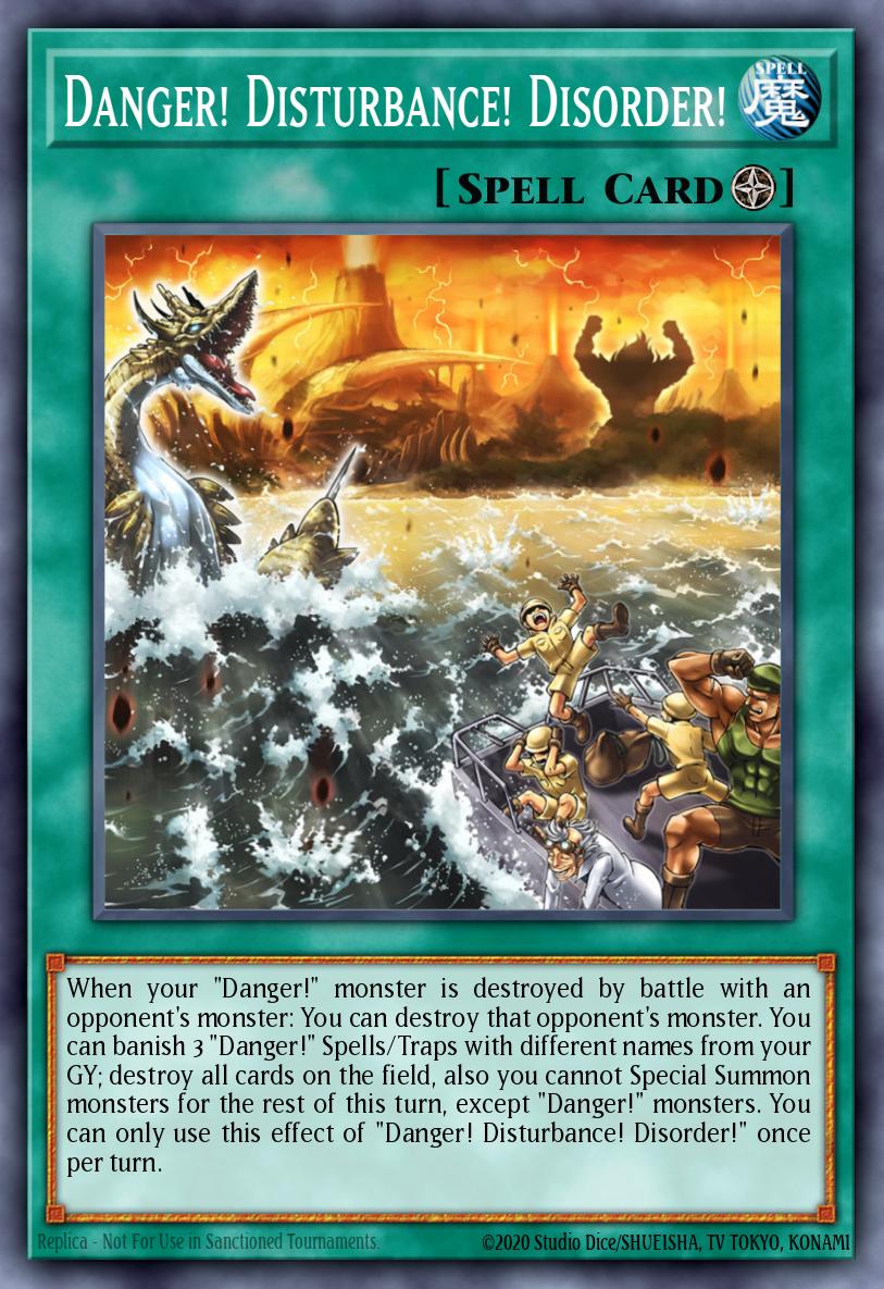 Danger! Disturbance! Disorder! Yu-Gi-Oh card