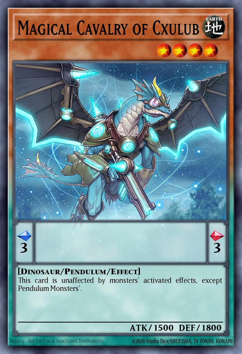 Magical Cavalry of Cxulub Yu-Gi-Oh card