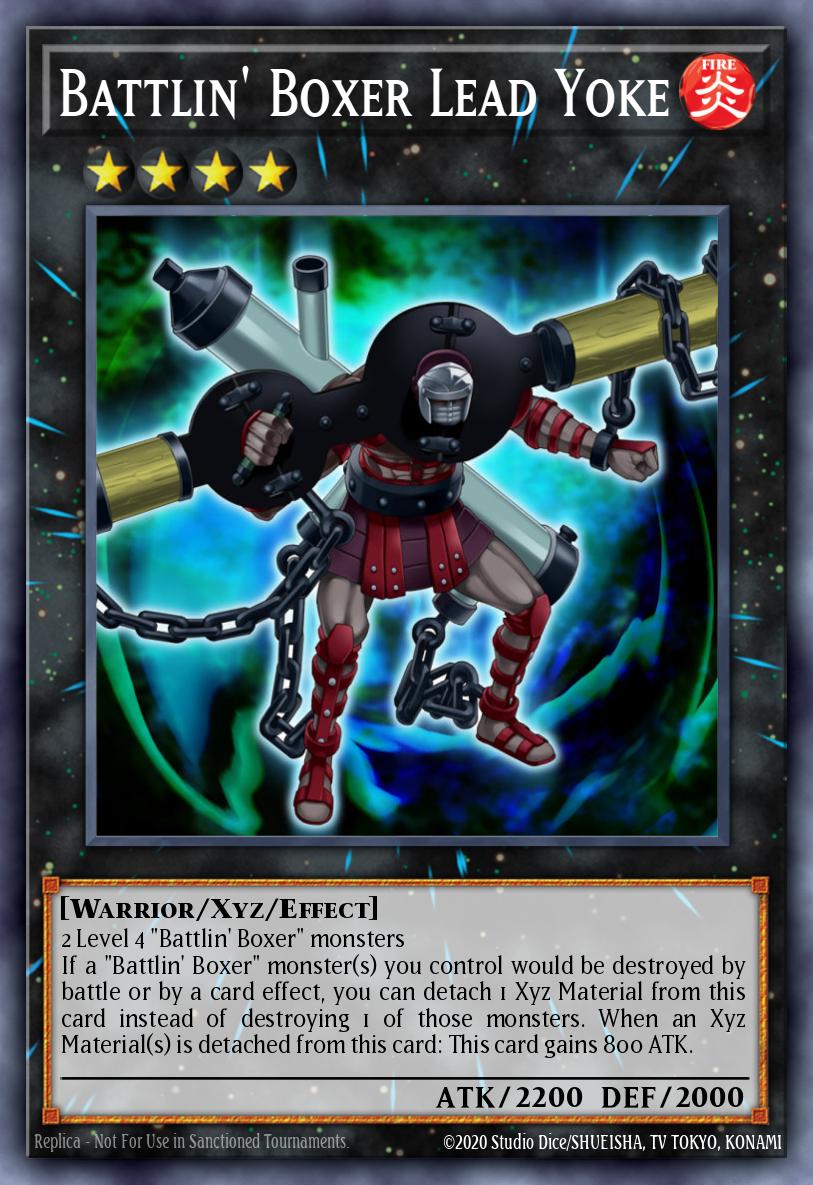 Battlin' Boxer Lead Yoke Yu-Gi-Oh card