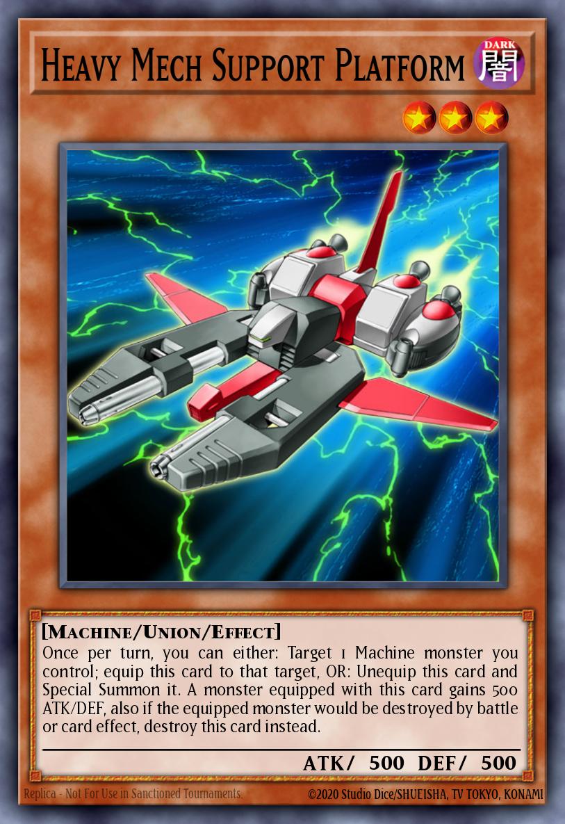 Heavy Mech Support Platform Yu-Gi-Oh card