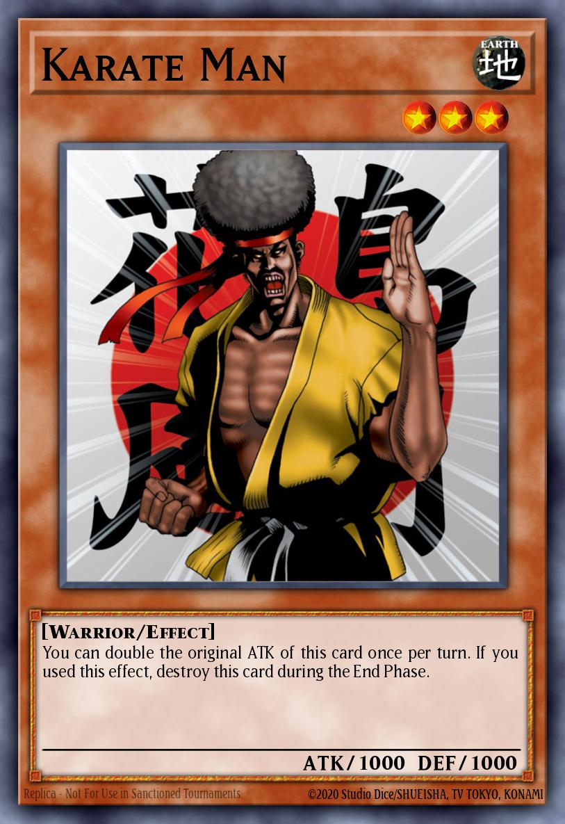 Karate Man Yu-Gi-Oh card