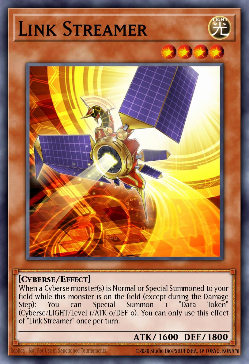 Link Streamer Yu-Gi-Oh card
