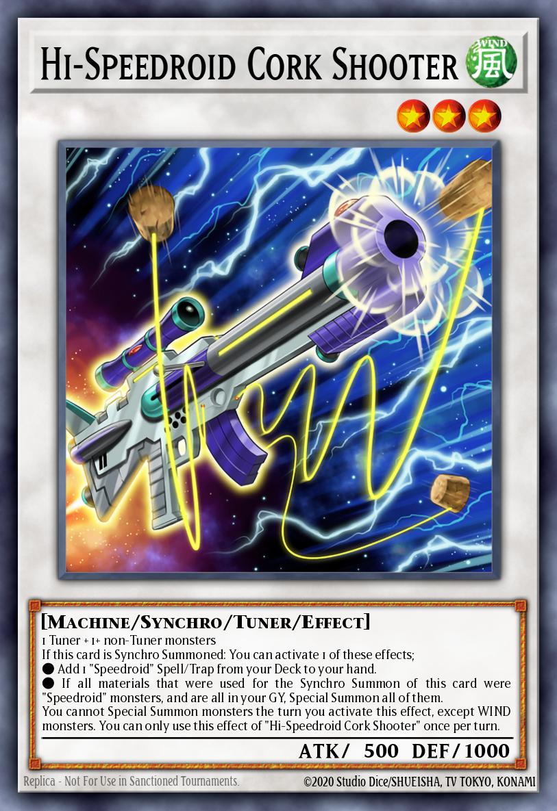 Hi-Speedroid Cork Shooter Yu-Gi-Oh card