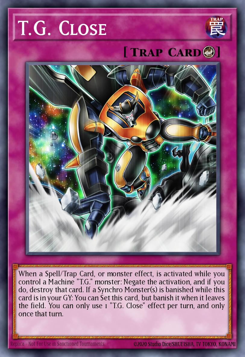T.G. Close Yu-Gi-Oh card