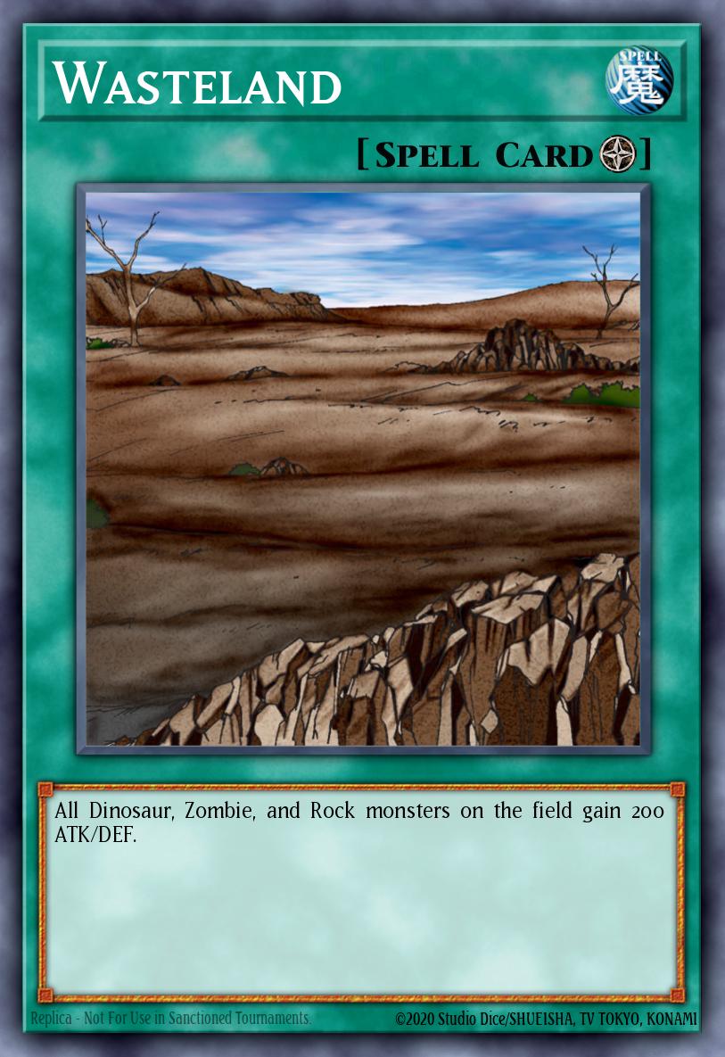 Wasteland Yu-Gi-Oh card
