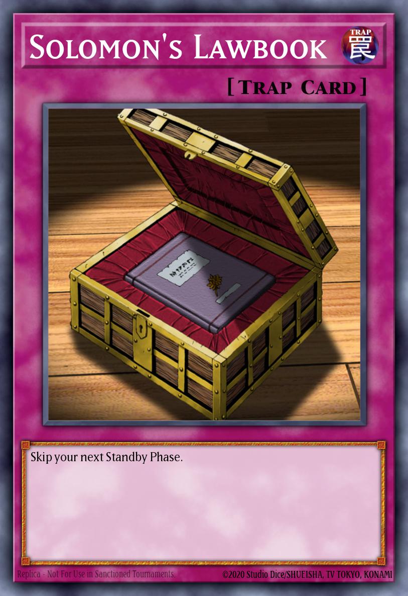 Solomon's Lawbook Yu-Gi-Oh card