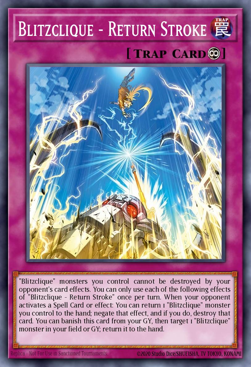 Blitzclique - Return Stroke Yu-Gi-Oh card