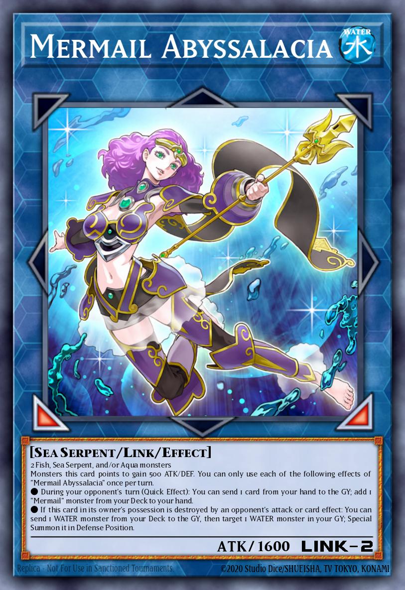 Mermail Abyssalacia Yu-Gi-Oh card